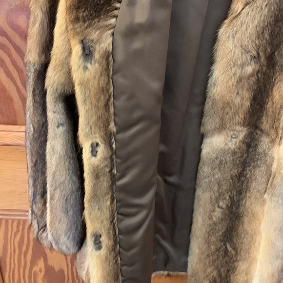 Real muskrat fur jacket - Picture 3 of 6